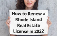 Renew a Rhode Island Real Estate License
